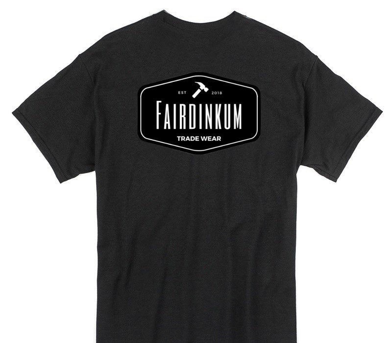 Custom Gildan 100% Cotton Black T-Shirt