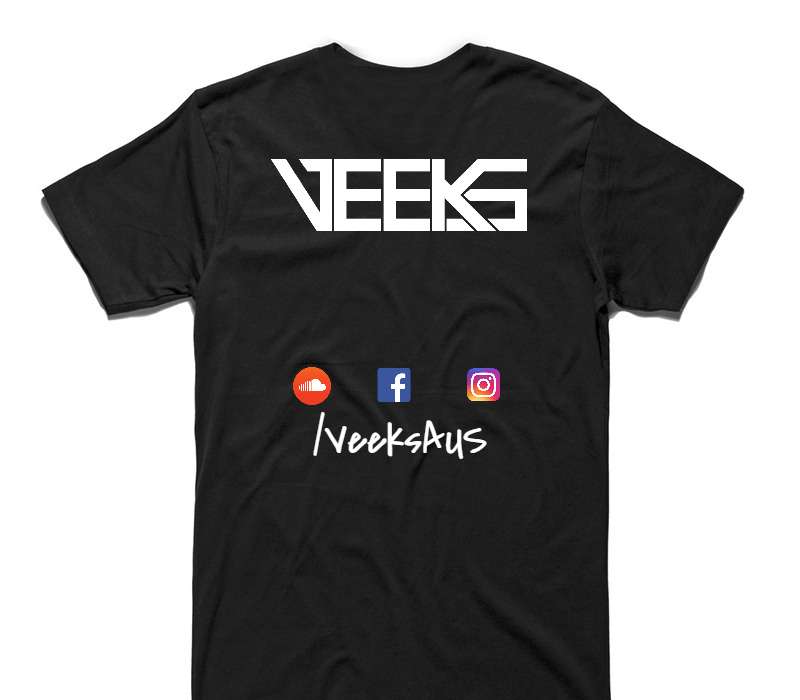 Custom AS Colour 100% Cotton Black T-Shirt