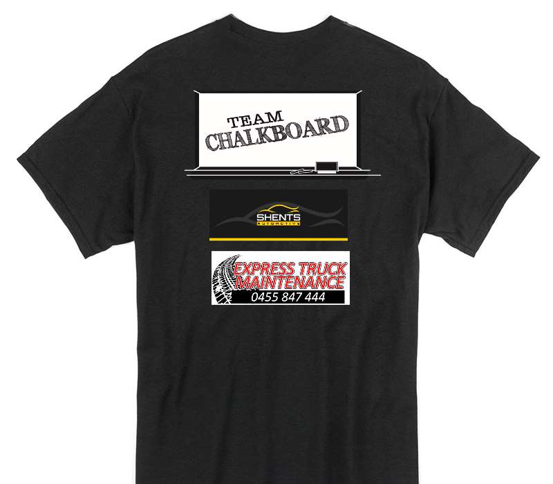 Custom Gildan 100% Cotton Black T-Shirt