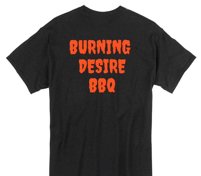 Custom Gildan 100% Cotton Black T-Shirt