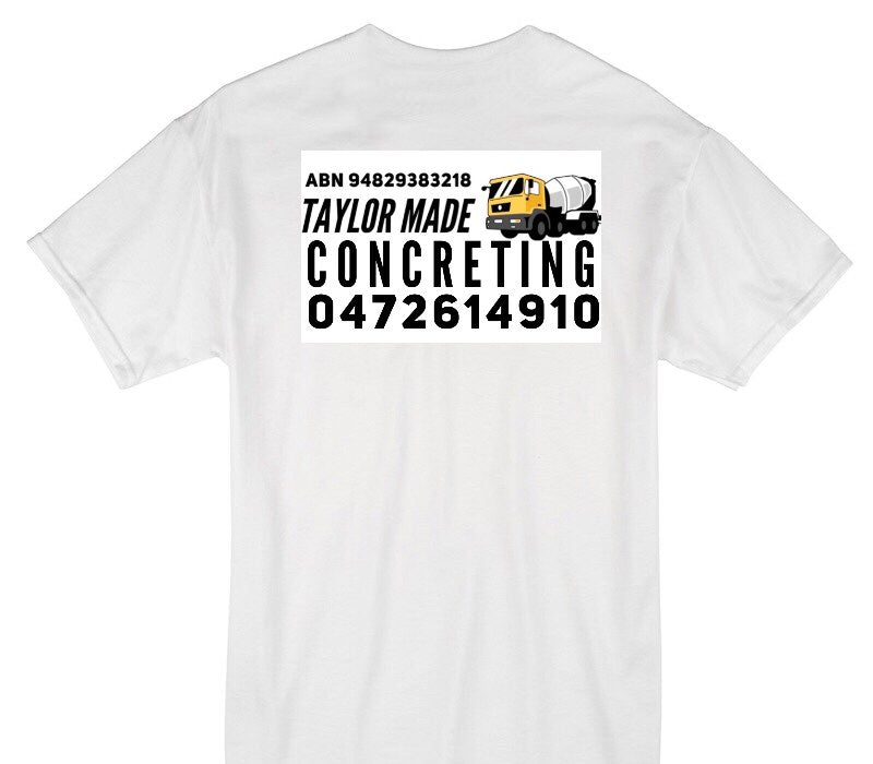 Custom Gildan 100% Cotton White T-Shirt