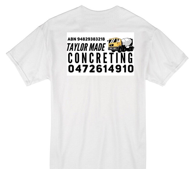 Custom Gildan 100% Cotton White T-Shirt