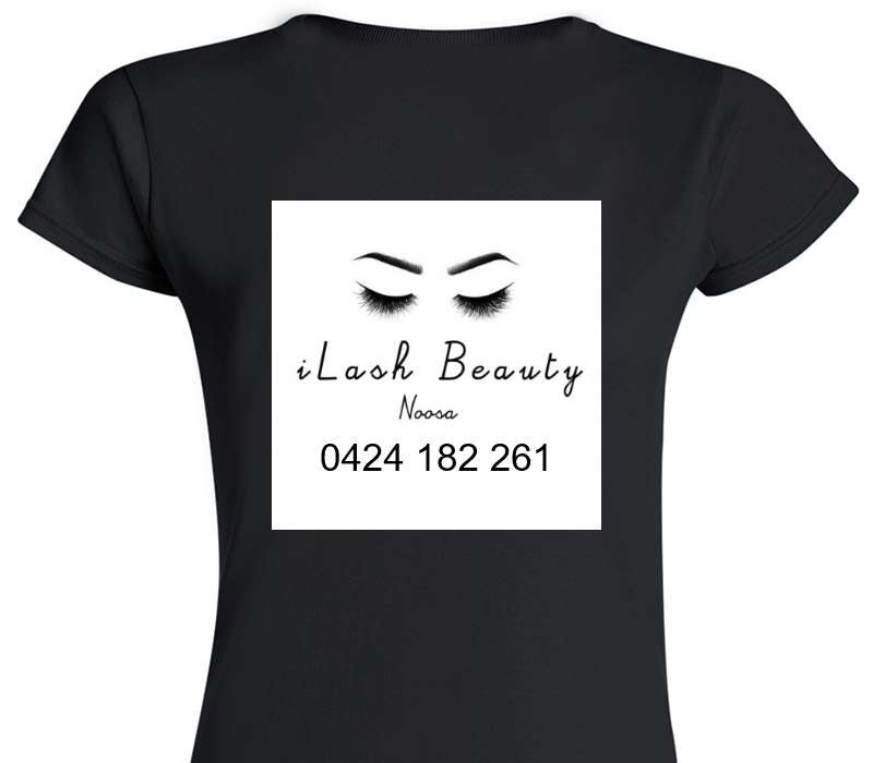 Custom Womens Soft Style 100% Cotton Black T-Shirt