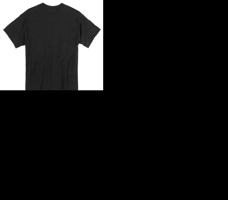 Custom Gildan 100% Cotton Black T-Shirt