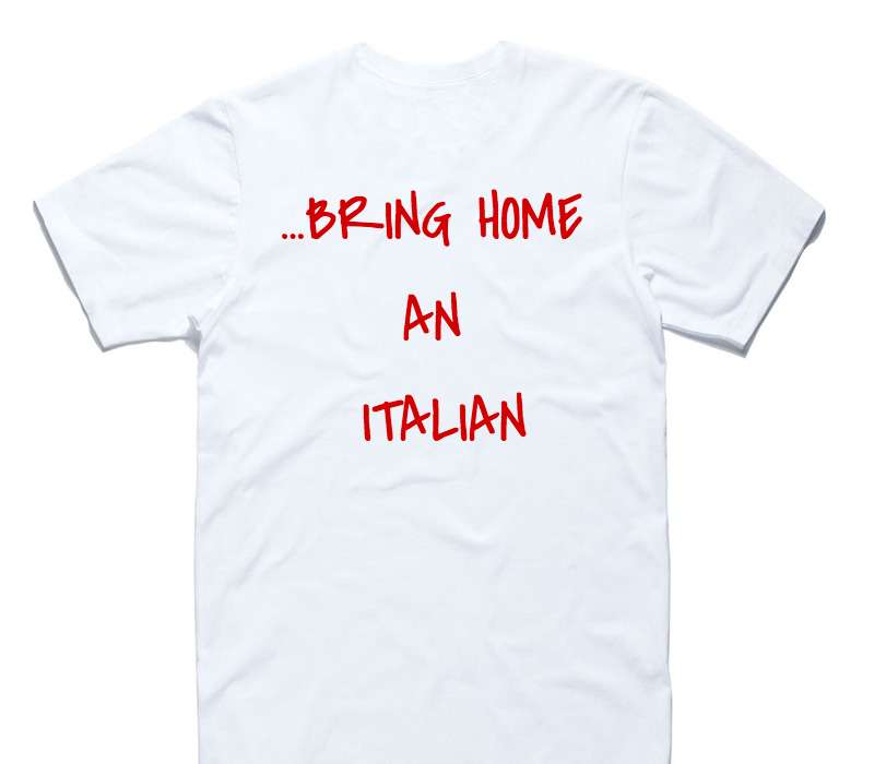Custom AS Colour 100% Cotton White T-Shirt