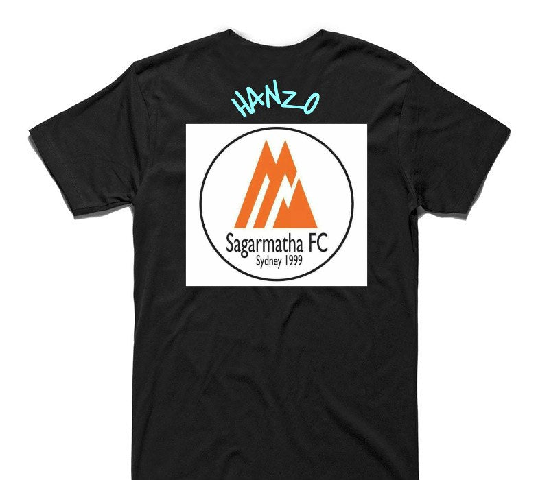 Custom AS Colour 100% Cotton Black T-Shirt