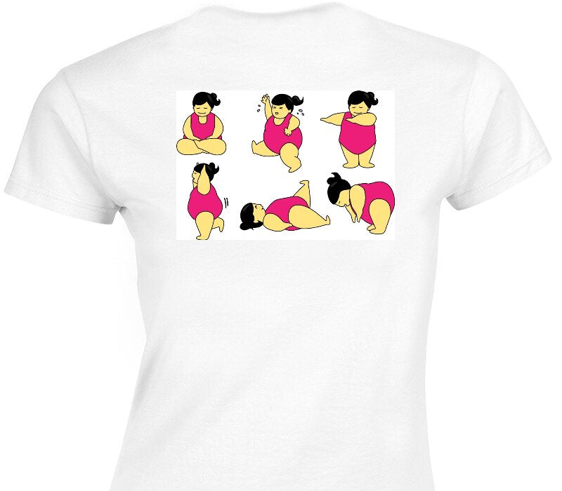 Custom Womens Soft Style 100% Cotton White T-Shirt
