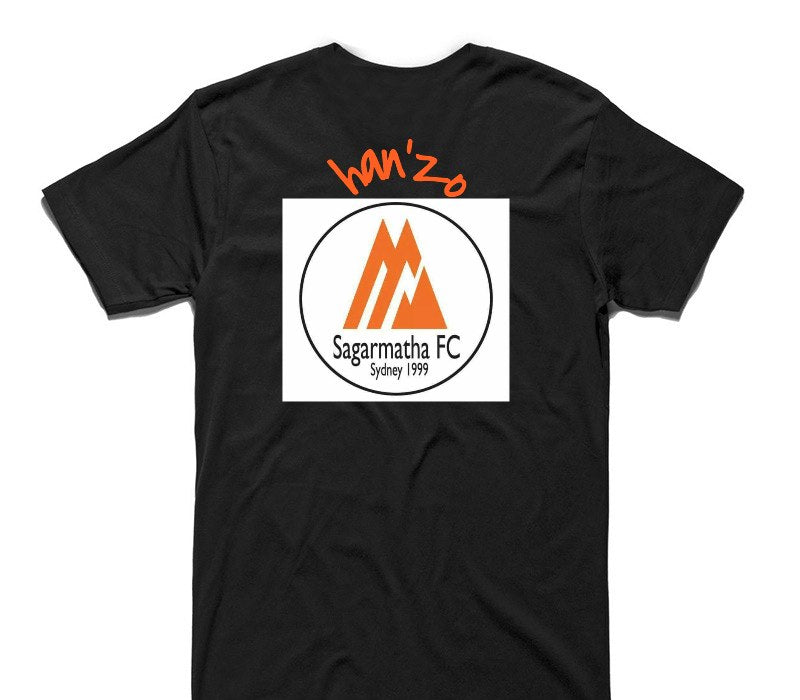 Custom AS Colour 100% Cotton Black T-Shirt