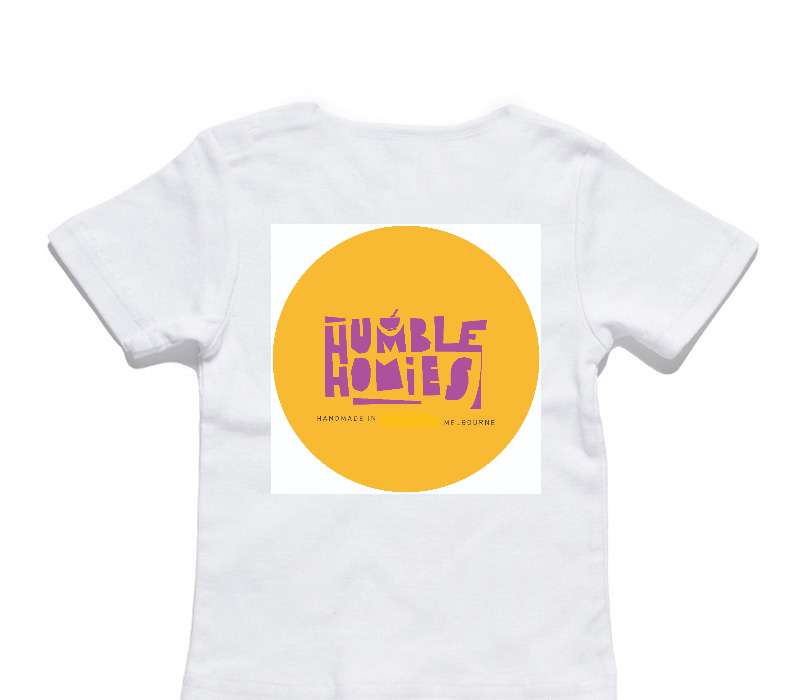 Custom AS Colour White Baby T-Shirt