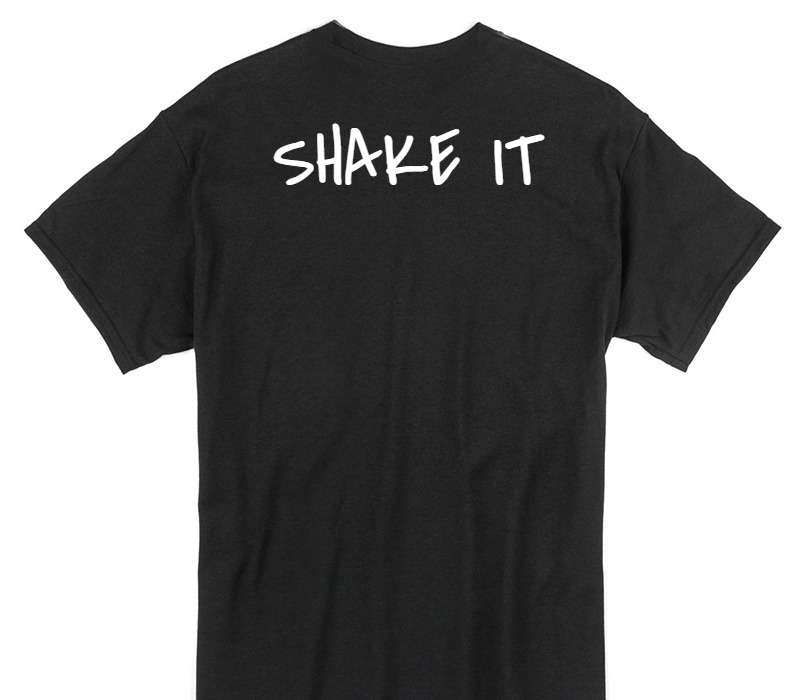 Custom Gildan 100% Cotton Black T-Shirt