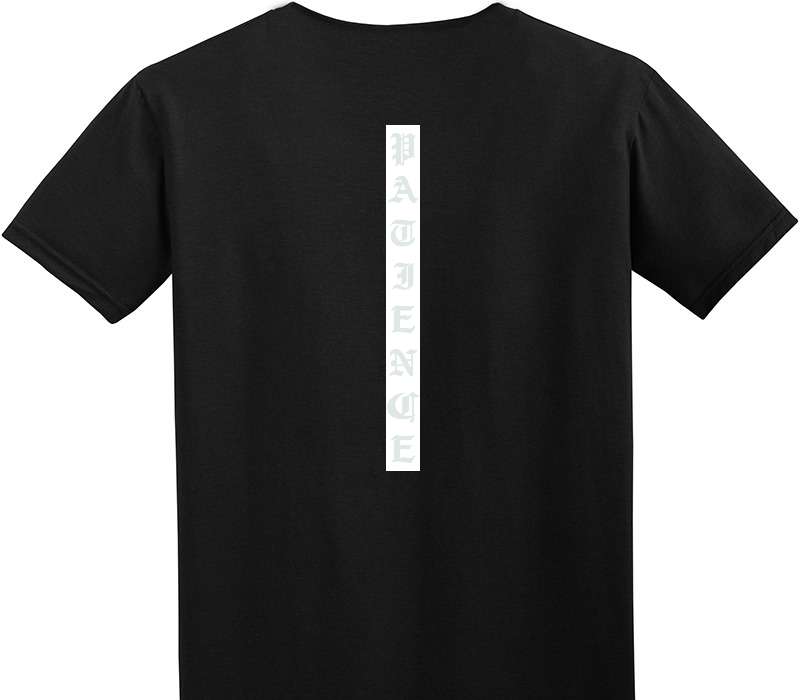 Custom Adult Soft Style 100% Cotton Black T-Shirt