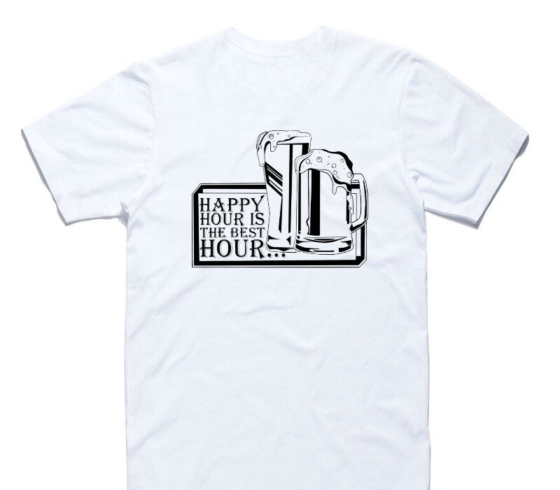 Custom AS Colour 100% Cotton White T-Shirt