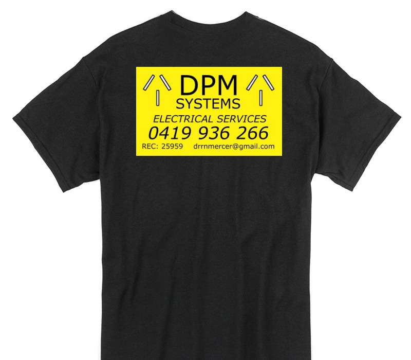 Custom Gildan 100% Cotton Black T-Shirt
