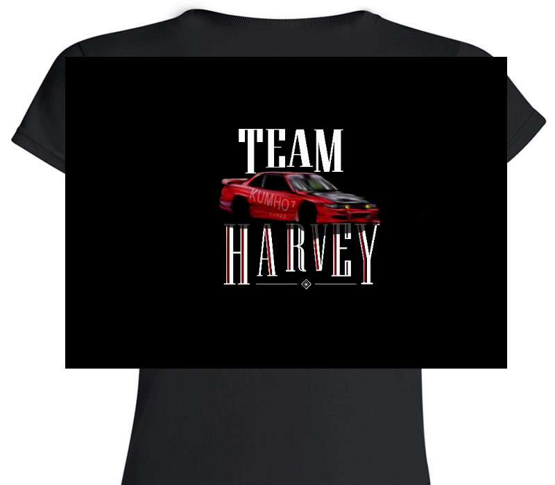 Custom Womens Soft Style 100% Cotton Black T-Shirt