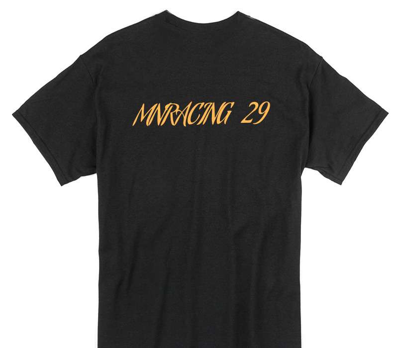 Custom Gildan 100% Cotton Black T-Shirt