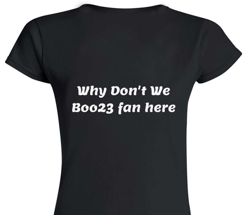 Custom Womens Soft Style 100% Cotton Black T-Shirt