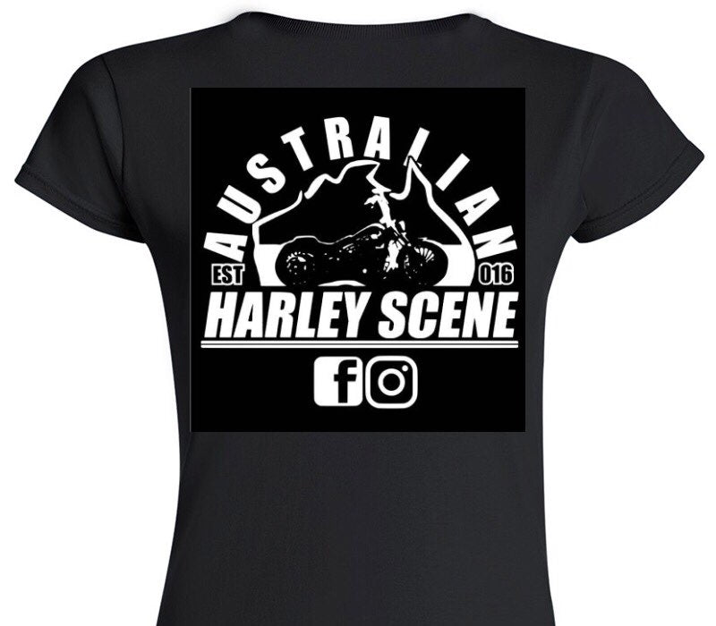 Custom Womens Soft Style 100% Cotton Black T-Shirt