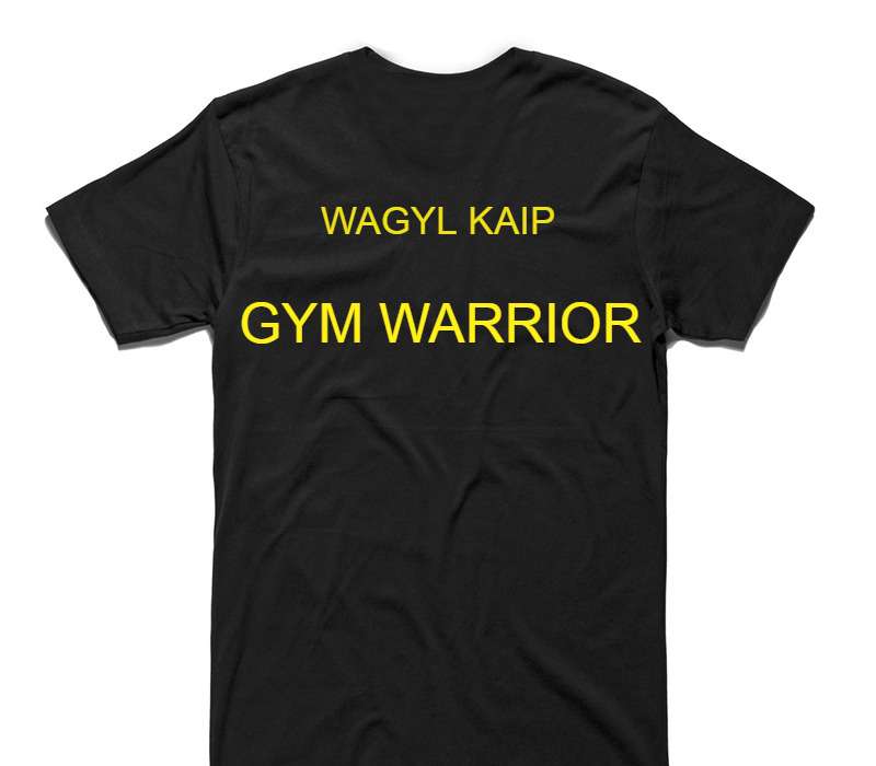 Custom AS Colour 100% Cotton Black T-Shirt