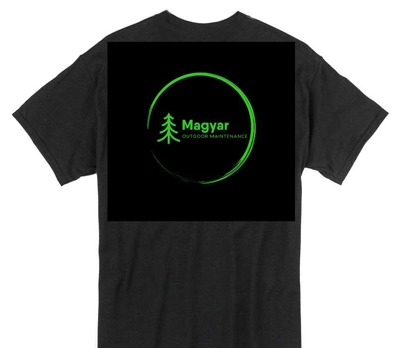 Custom Gildan 100% Cotton Black T-Shirt