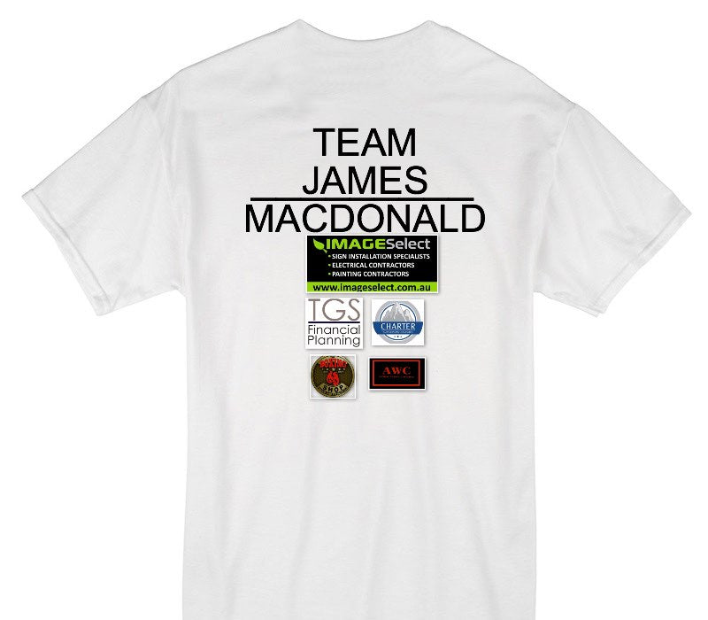Custom Gildan 100% Cotton White T-Shirt