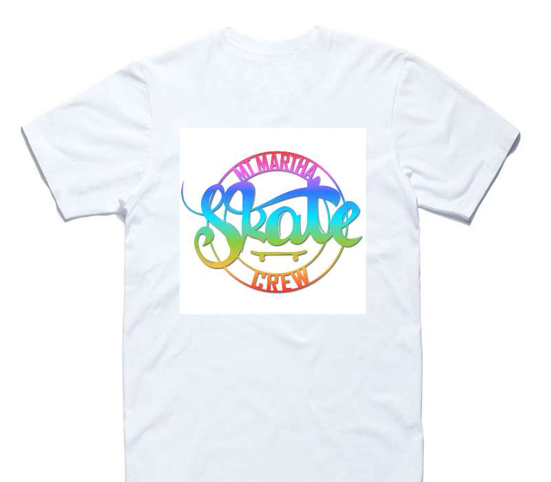 Custom AS Colour 100% Cotton White T-Shirt