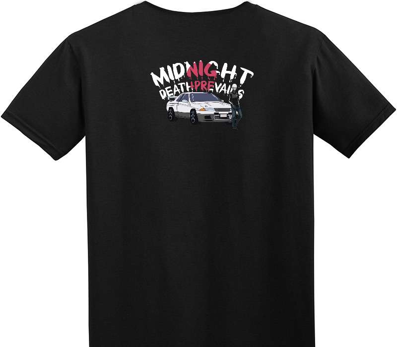 Custom Adult Soft Style 100% Cotton Black T-Shirt