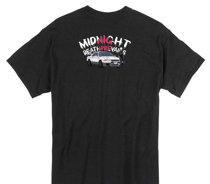Custom Gildan 100% Cotton Black T-Shirt