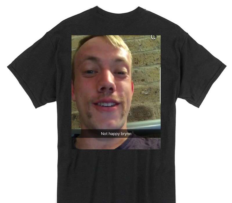 Custom Gildan 100% Cotton Black T-Shirt