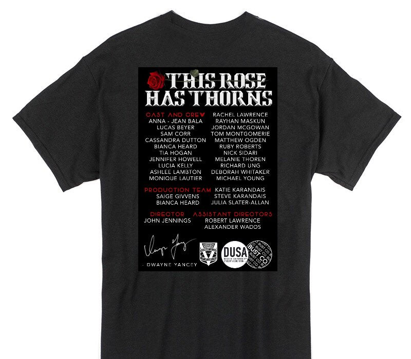 Custom Gildan 100% Cotton Black T-Shirt