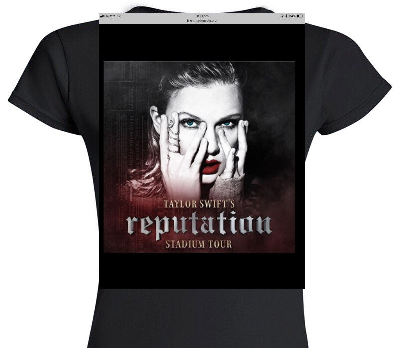 Custom Womens Soft Style 100% Cotton Black T-Shirt