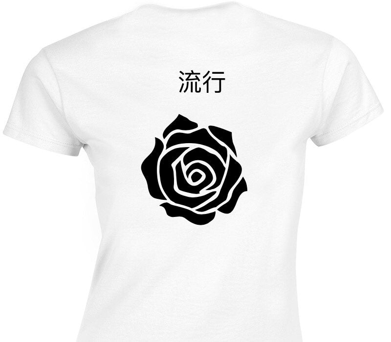 Custom Womens Soft Style 100% Cotton White T-Shirt
