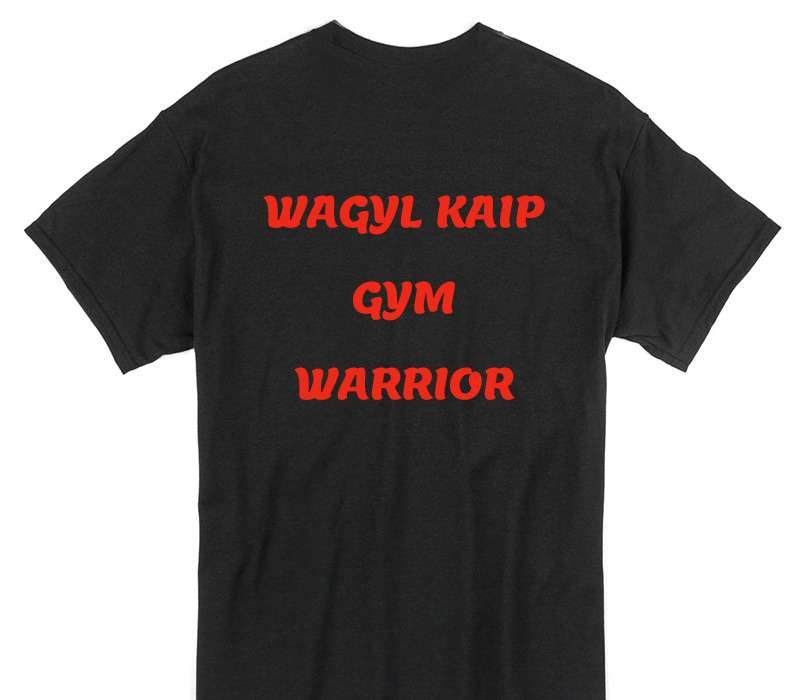 Custom Gildan 100% Cotton Black T-Shirt