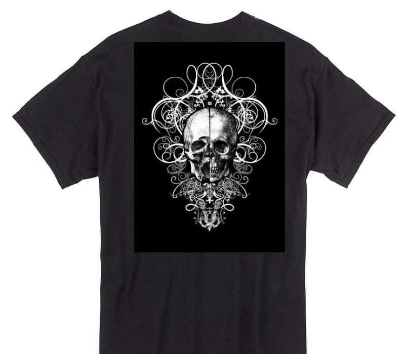 Custom Gildan 100% Cotton Black T-Shirt