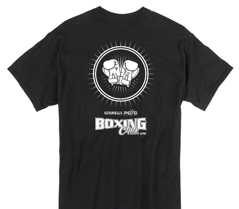 Custom Gildan 100% Cotton Black T-Shirt