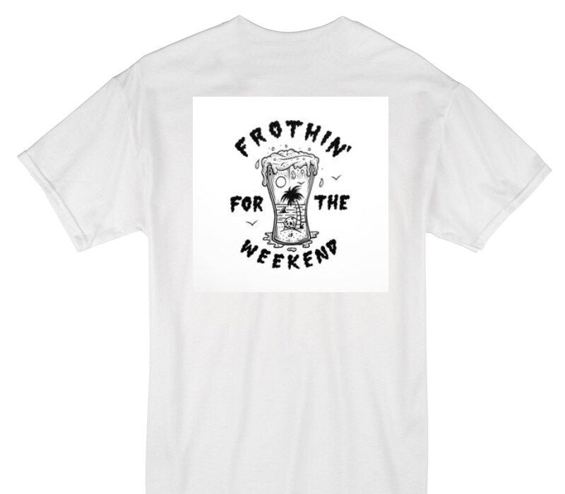 Custom Gildan 100% Cotton White T-Shirt