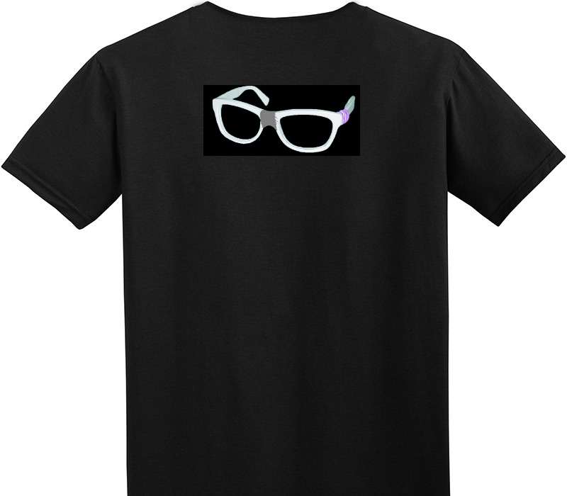 Custom Adult Soft Style 100% Cotton Black T-Shirt