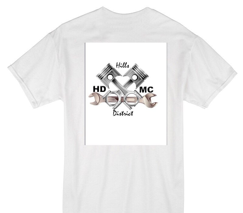Custom Gildan 100% Cotton White T-Shirt