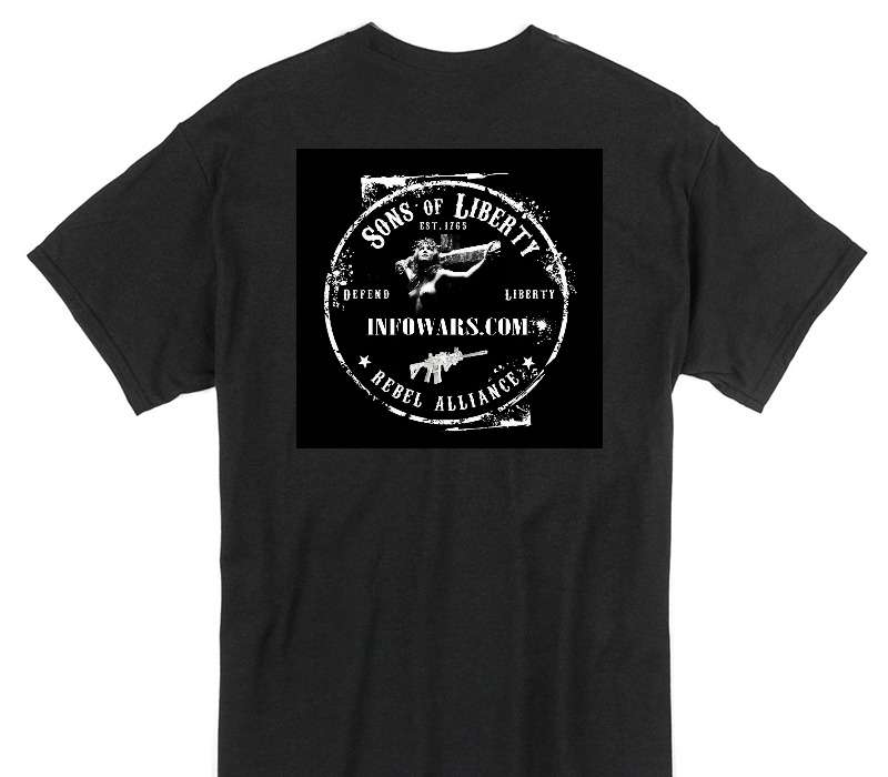 Custom Gildan 100% Cotton Black T-Shirt