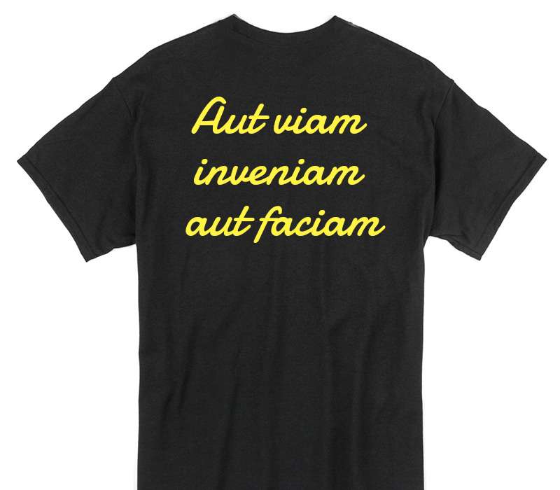 Custom Gildan 100% Cotton Black T-Shirt