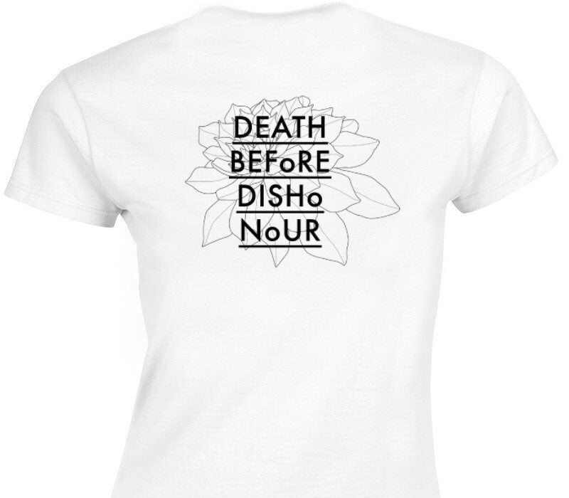 Custom Womens Soft Style 100% Cotton White T-Shirt