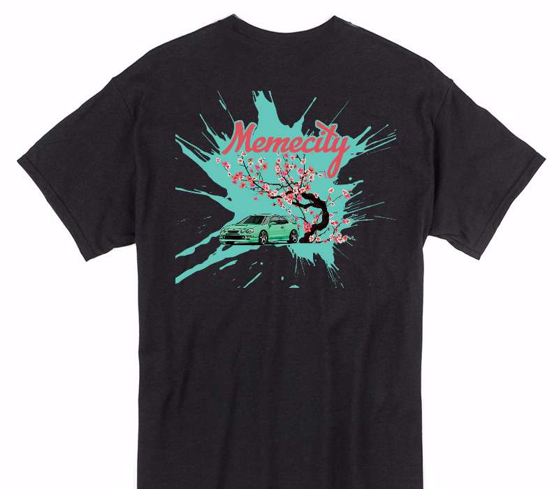 Custom Gildan 100% Cotton Black T-Shirt
