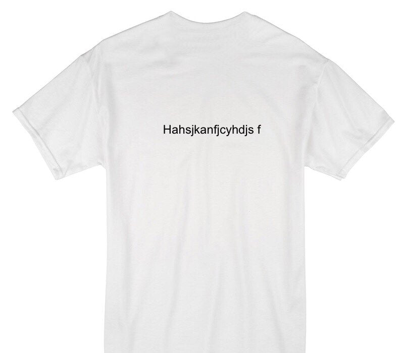 Custom Gildan 100% Cotton White T-Shirt