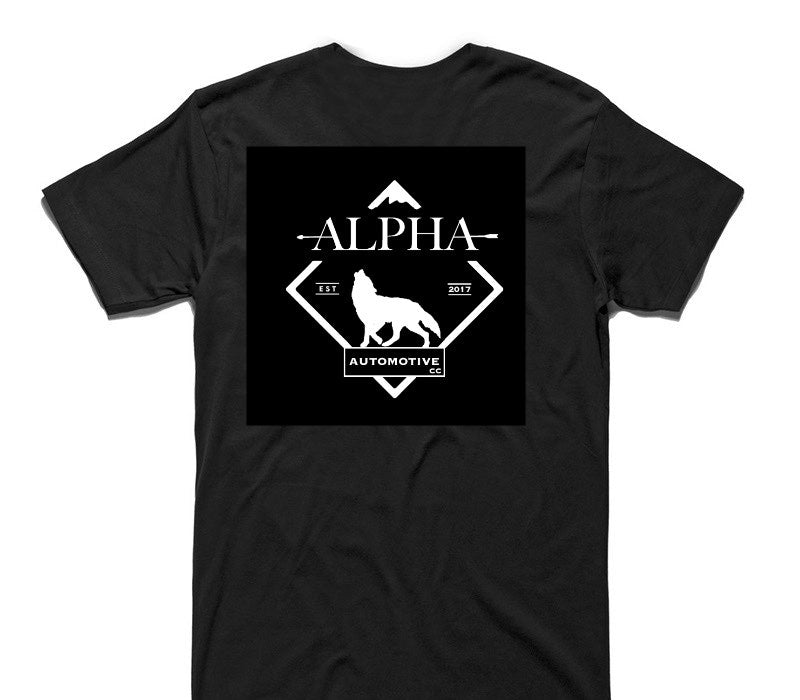 Custom AS Colour 100% Cotton Black T-Shirt