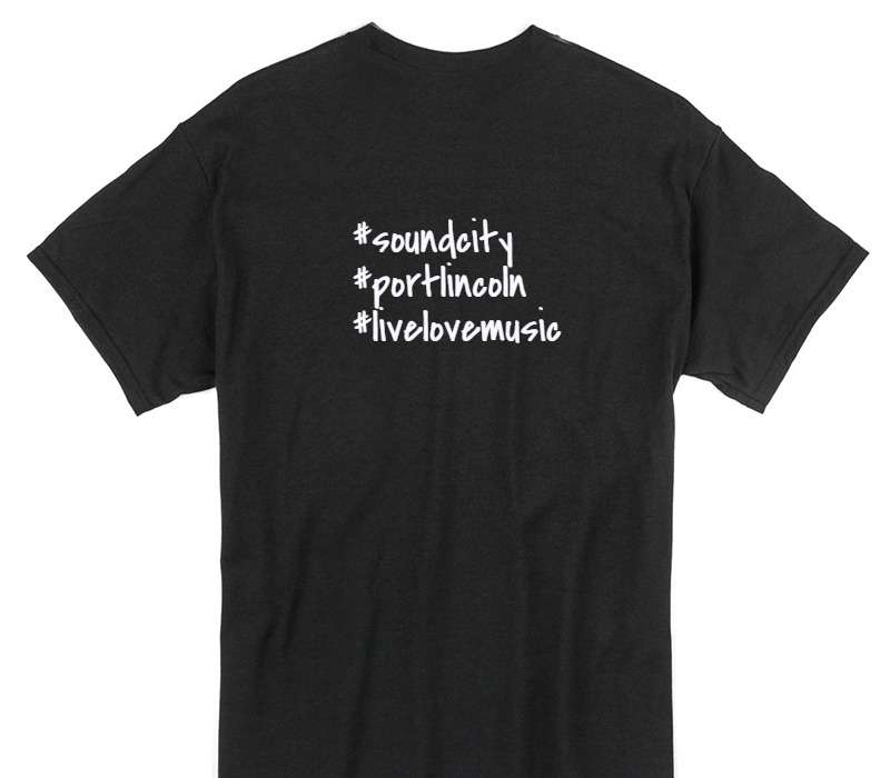 Custom Gildan 100% Cotton Black T-Shirt