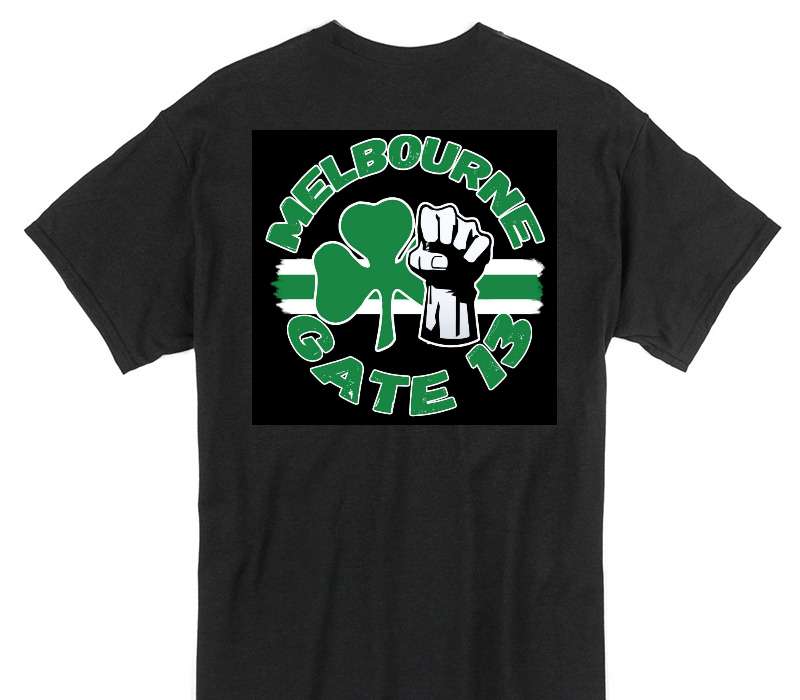 Custom Gildan 100% Cotton Black T-Shirt