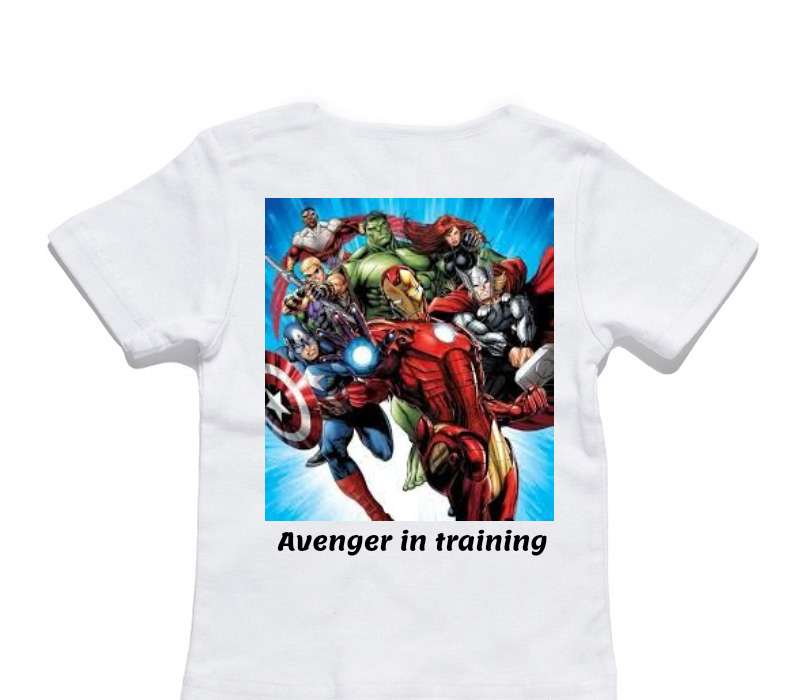 Custom AS Colour White Baby T-Shirt