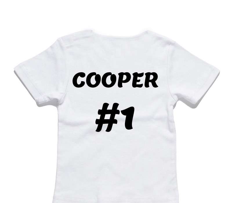 Custom AS Colour White Baby T-Shirt