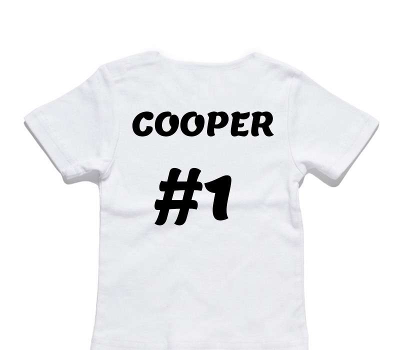 Custom AS Colour White Baby T-Shirt