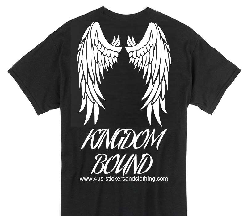 Custom Gildan 100% Cotton Black T-Shirt