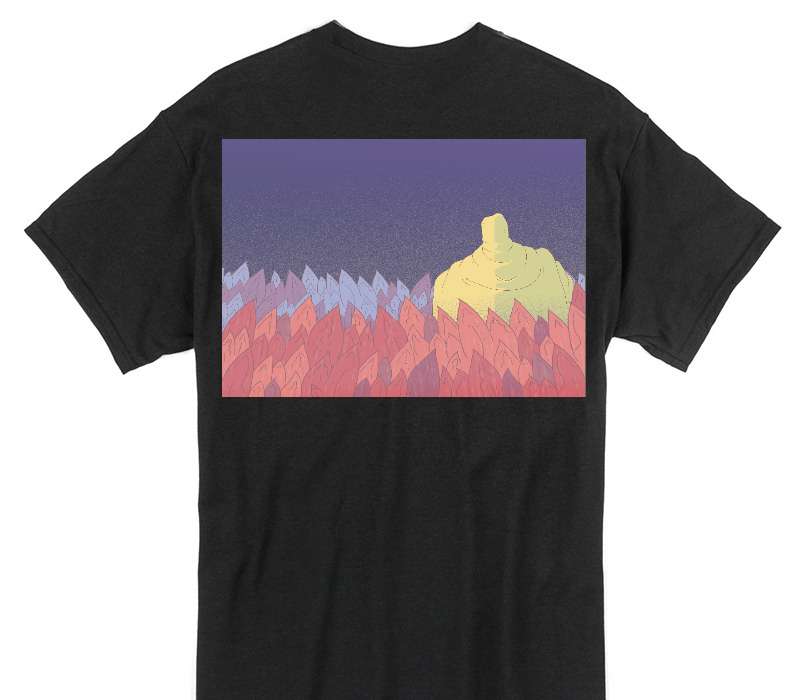 Custom Gildan 100% Cotton Black T-Shirt